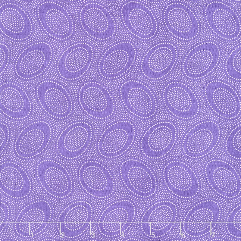 Classics Cotton Fabric - Aboriginal Dot Iris (FreeSpirit) GP71.IRISX