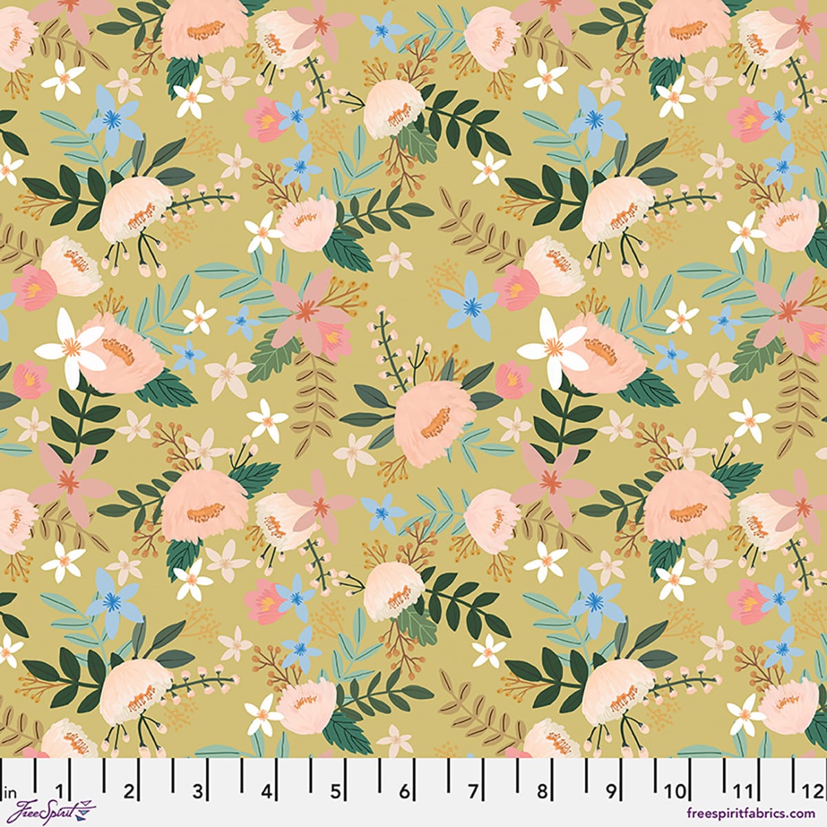 Cute Forest - Floral Vision Sage PWMC117.XSAGE