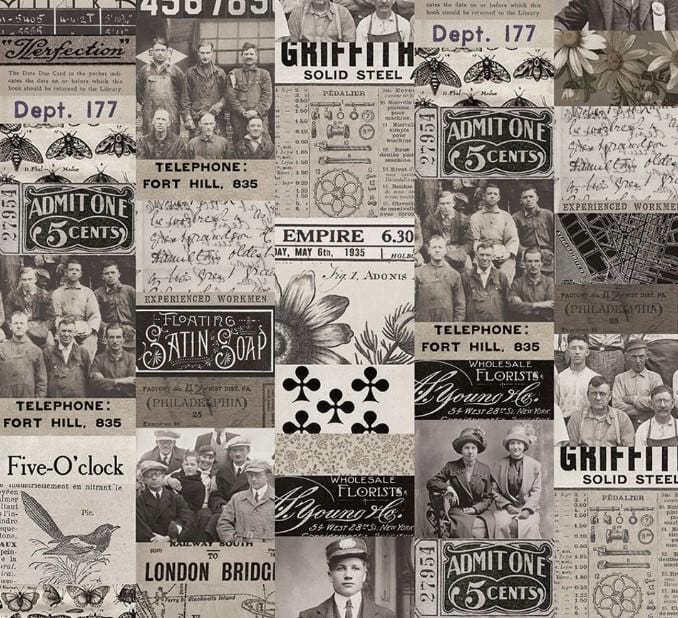 Charcoal Color Palette - Charcoal Collage PWTH310.CHARCOAL