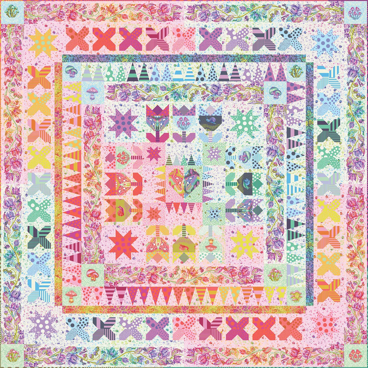 Gardens of the Galaxy Quilt Kit KIT2QTTP.GARDENS