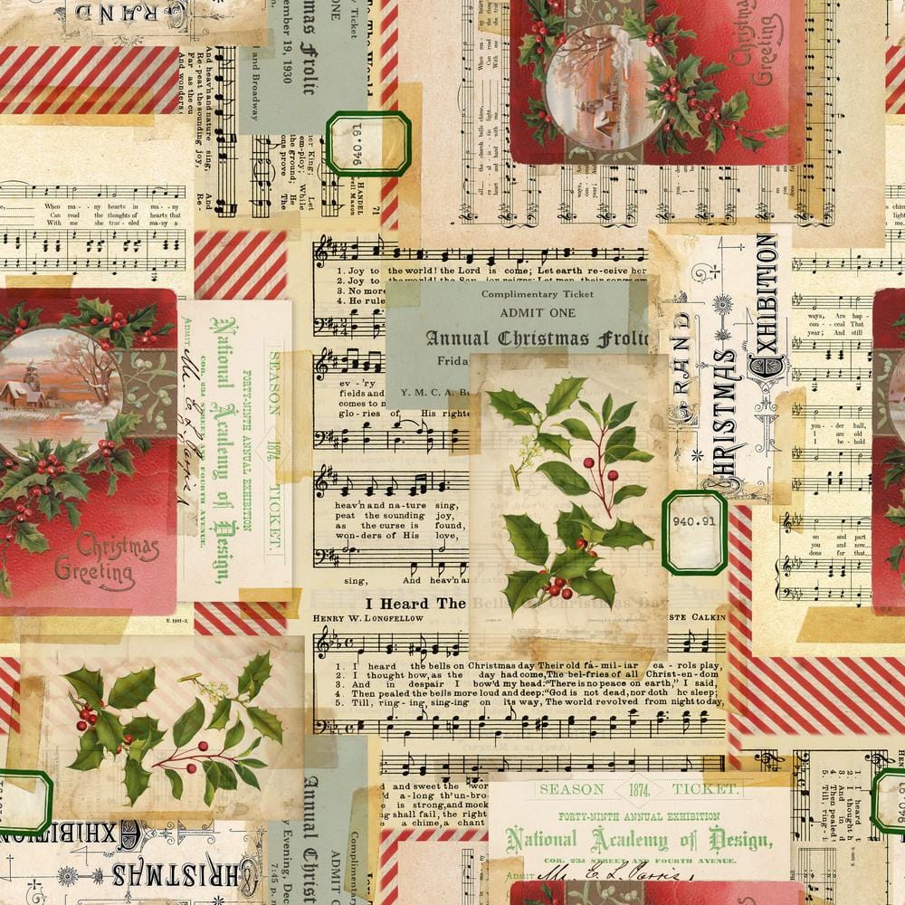 Holidays Past - Holiday Collage Multi PWTH195.MULTI