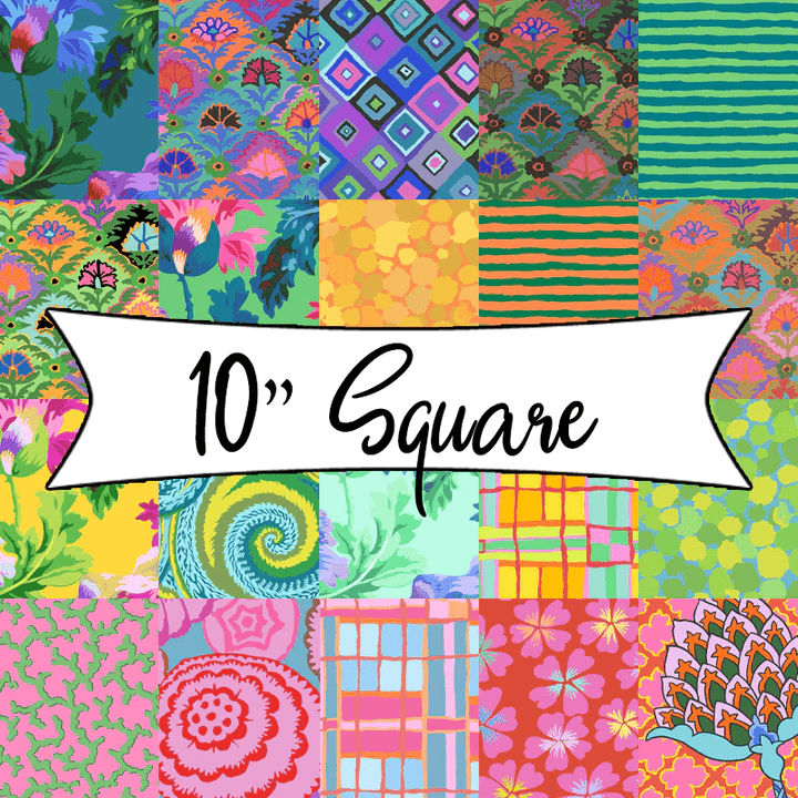 Kaffe Collective February 2024 -  Bright 10" x 10" Squares FB610GP.BRIGHT