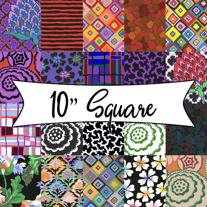 Kaffe Collective February 2024 -  Dark 10" x 10" Squares FB610GP.DARK