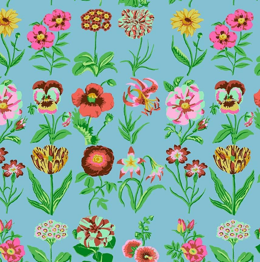 Kaffe Collective - Flower Studies Blue PWGP205.BLUE