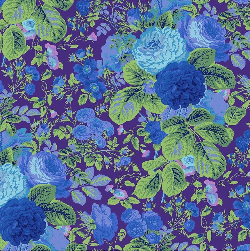 Kaffe Collective - Gradi Floral Purple Wide Back QBPJ005.PURPLE