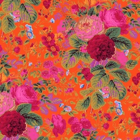 Kaffe Collective - Gradi Floral Tomato PWPJ053.TOMAT