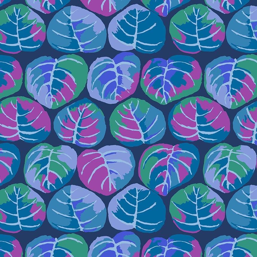Kaffe Collective - Palm Leaves Blue PWGP208.BLUE