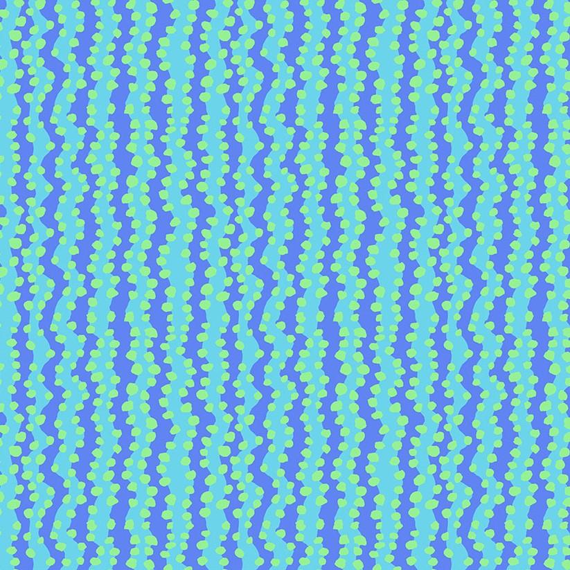 Kaffe Collective - SM Bubble Stripe Aqua PWBM097.AQUA