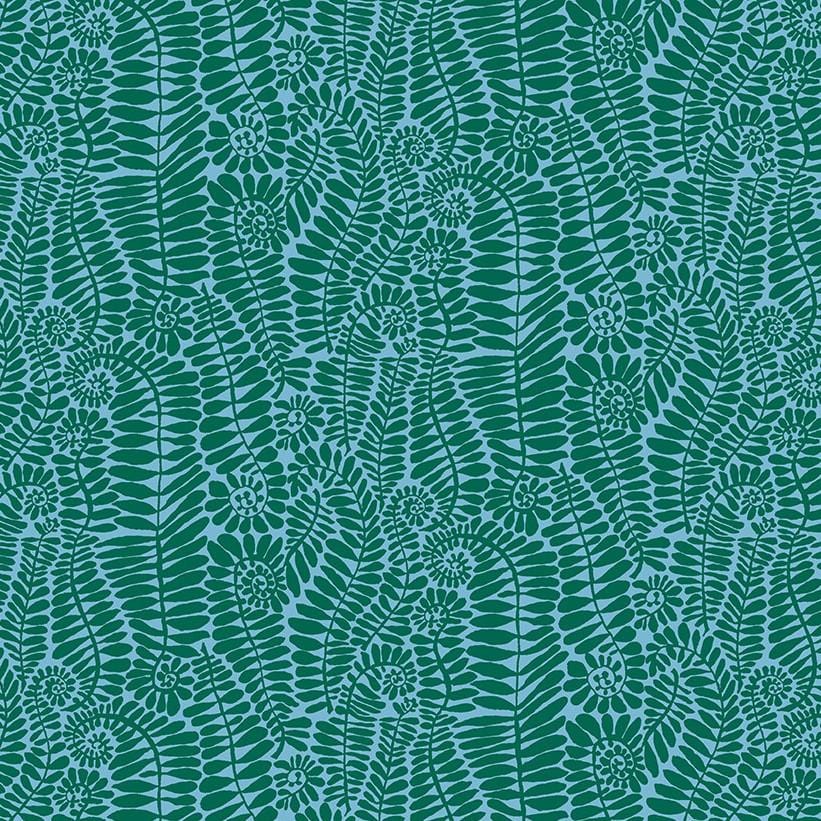 Kaffe Collective - SM Fronds Turquoise PWBM098.TRQSE
