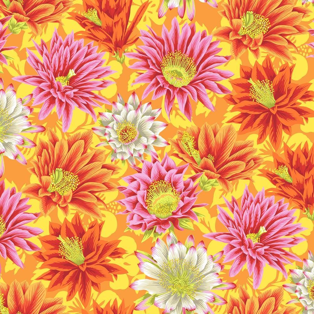 Kaffe Fassett Classics - Cactus Flower Yellow KFPWPJ096-YELLOW