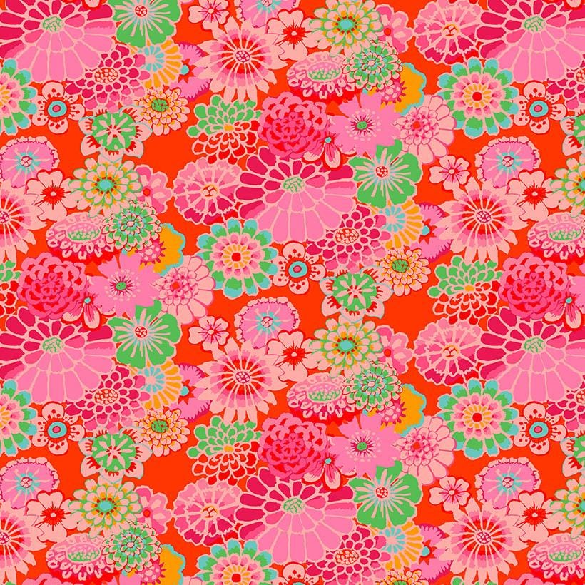 Kaffe Fassett Collective - Asian Circles Tomato GP89.TOMA