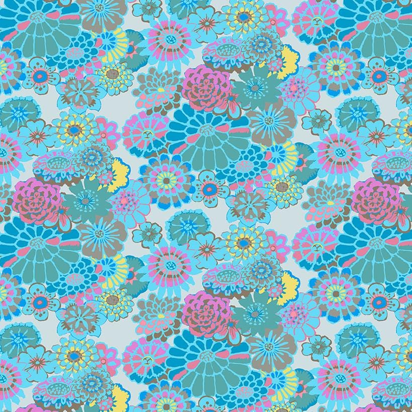 Kaffe Fassett Collective - Asian Circles Turquoise GP89.TURQUOISE