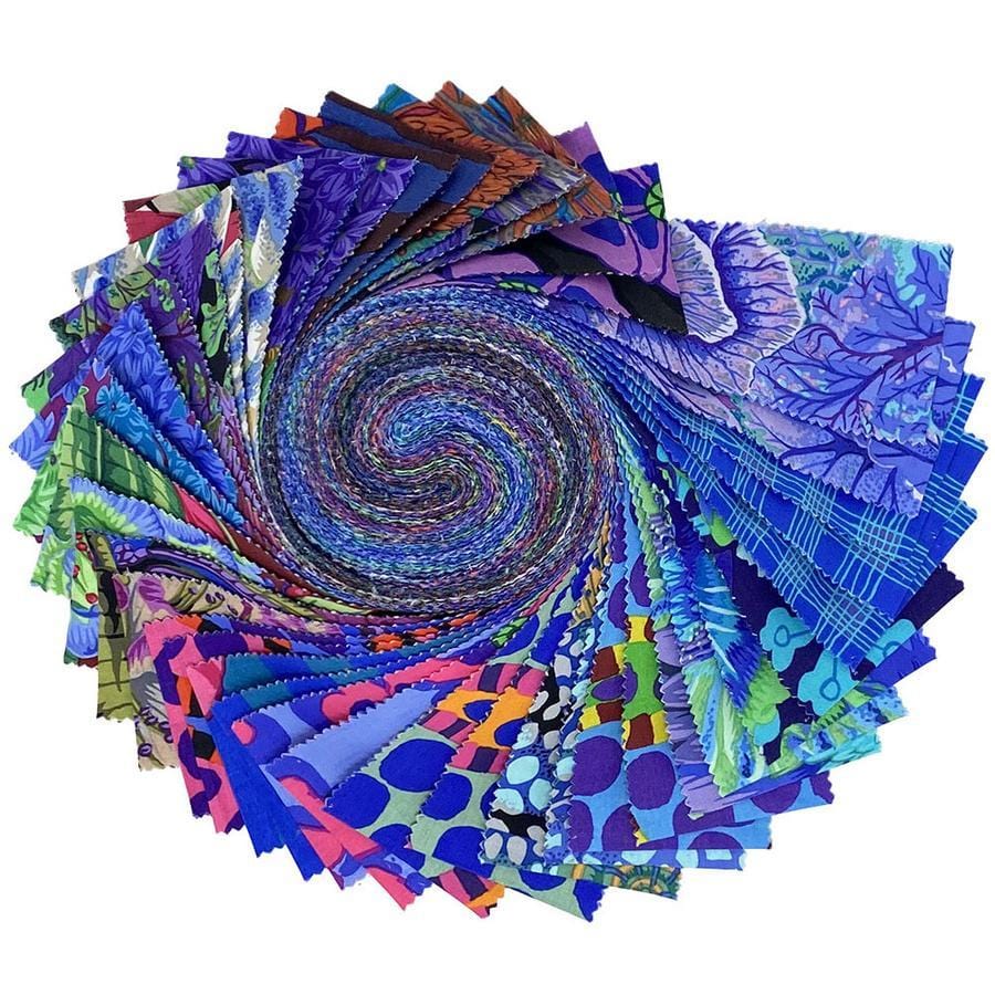 Kaffe Fassett Collective August 2023 - 2 1/2in Jelly Roll Cool FB4DRGP.CAUG23