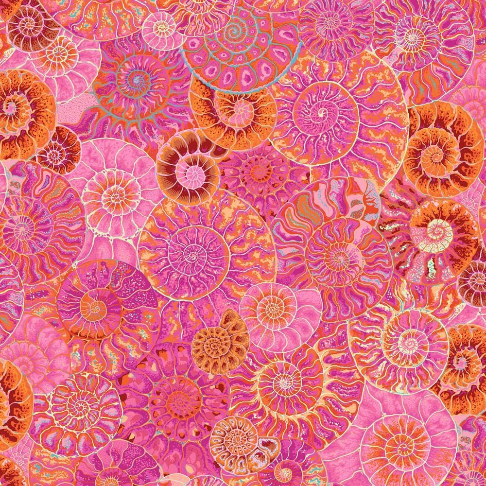 Kaffe Fassett Collective August 2024 - Ammonites Pink PWPJ128.PINK