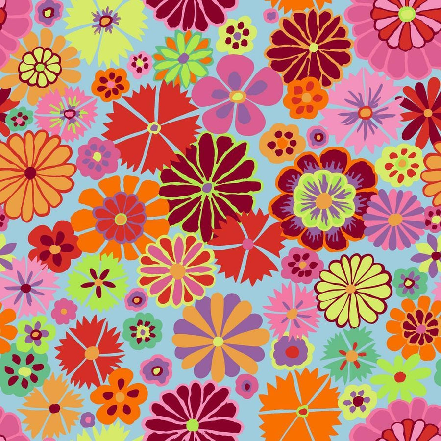 Kaffe Fassett Collective August 2024 - Folk Flower Pink PWGP204.PINK