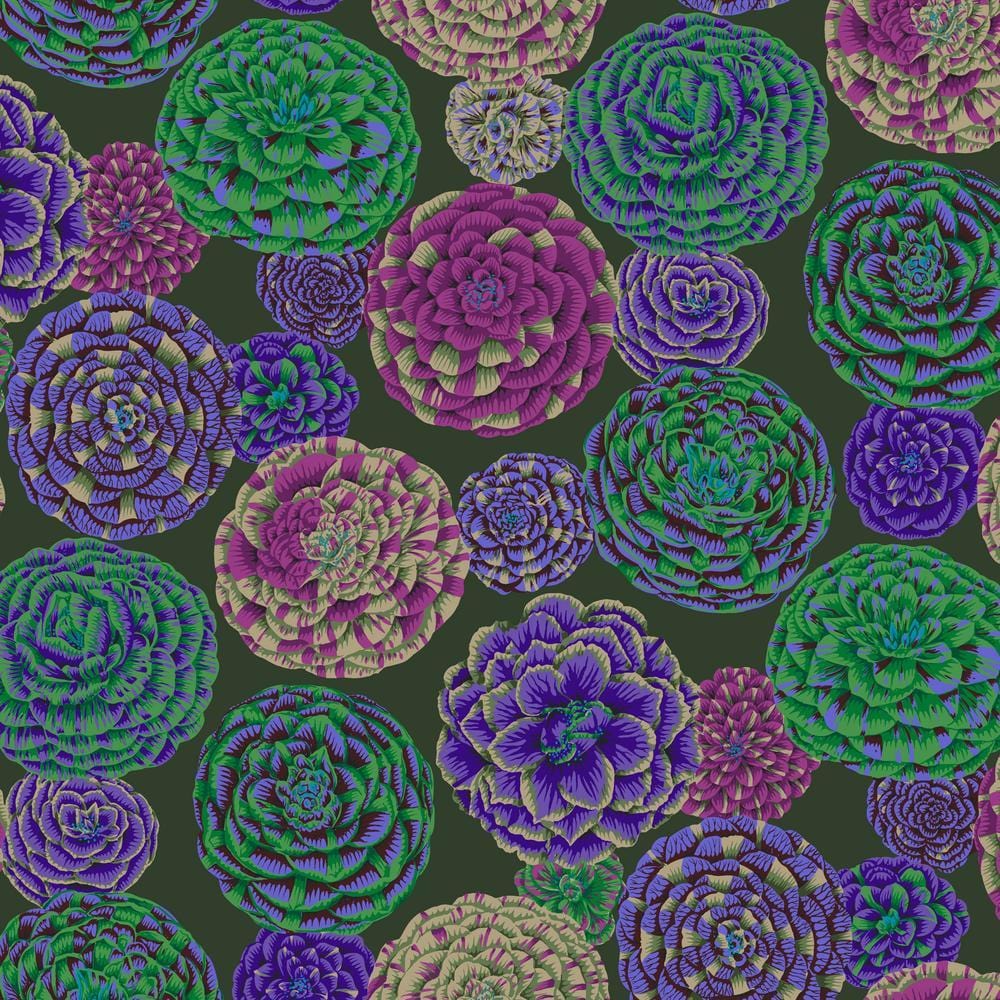 Kaffe Fassett Collective August 2024 - Japonica Dark PWPJ130.DARK