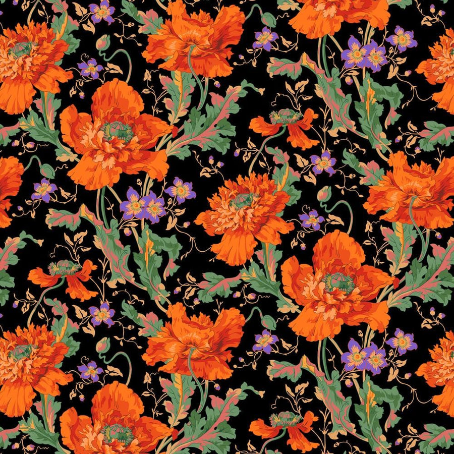 Kaffe Fassett Collective August 2024 - Papaver Orange PWPJ127.ORANGE