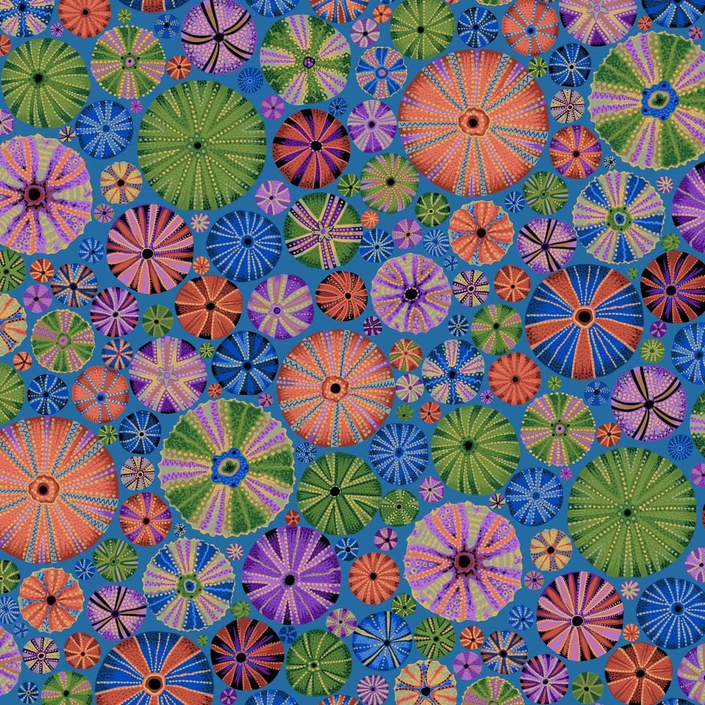 Kaffe Fassett Collective August 2024 - Urchins Dark PWPJ125.DARK