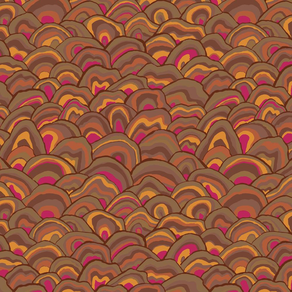 Kaffe Fassett Collective August 2024 - Wobble Brown PWBM092.BROWN