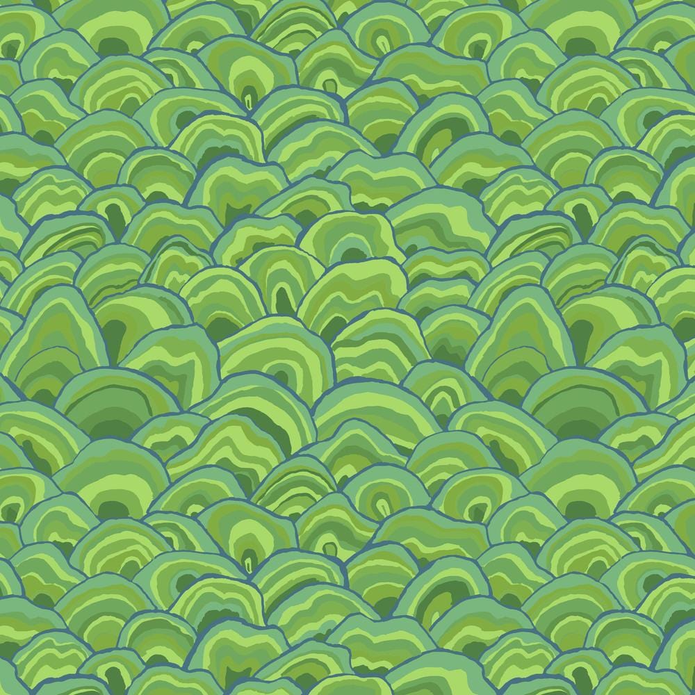 Kaffe Fassett Collective August 2024 - Wobble Green PWBM092.GREEN