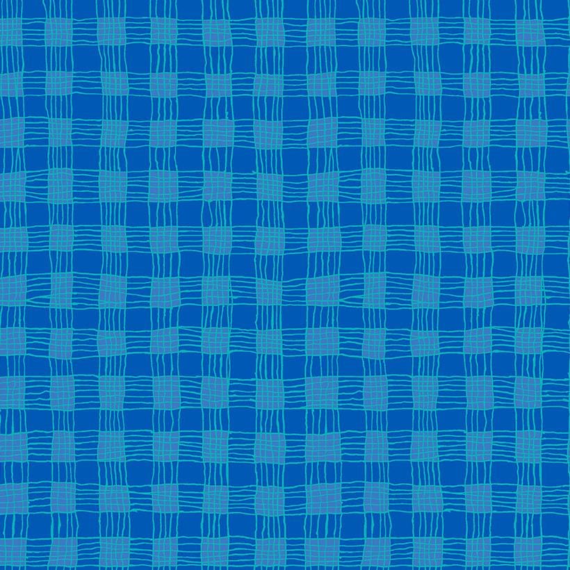 Kaffe Fassett Collective - Gingham Blue PWBM089.BLUE