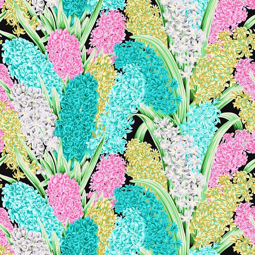 Kaffe Fassett Collective - Hyacinthus Contrast PWPJ123.CNTRAST