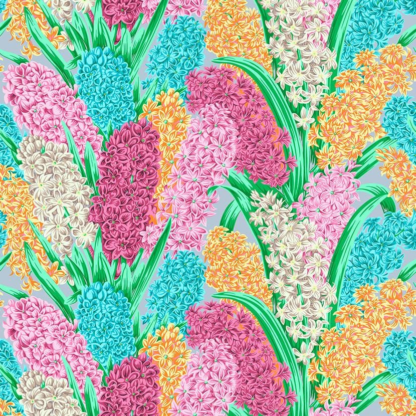 Kaffe Fassett Collective - Hyacinthus Grey PWPJ123.GREY