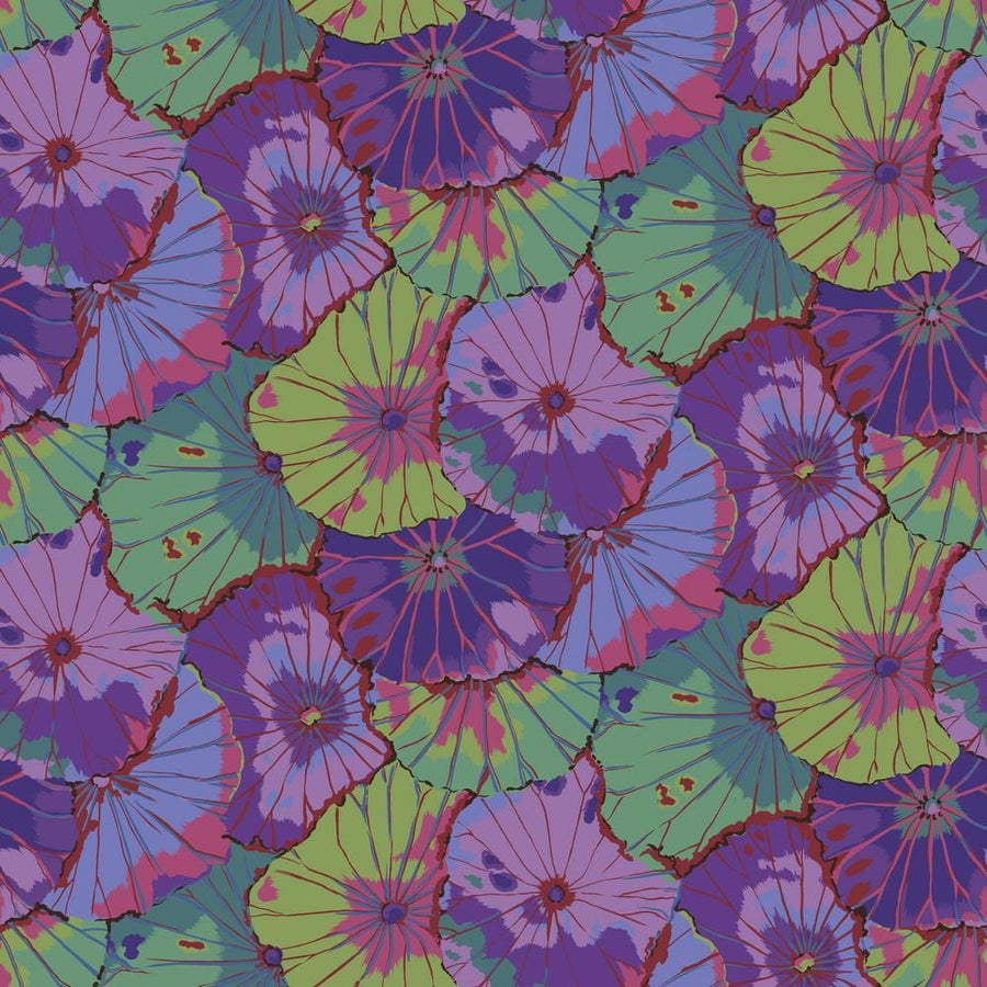 Kaffe Fassett Collective - Lotus Leaf Purple PWGP029.PURPL