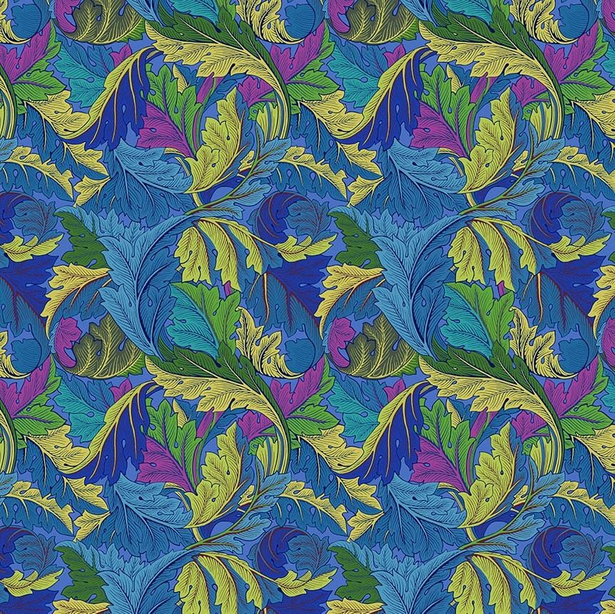 Kaffe x Morris & Co. - Acanthus Cobalt PWKW006.COBALT