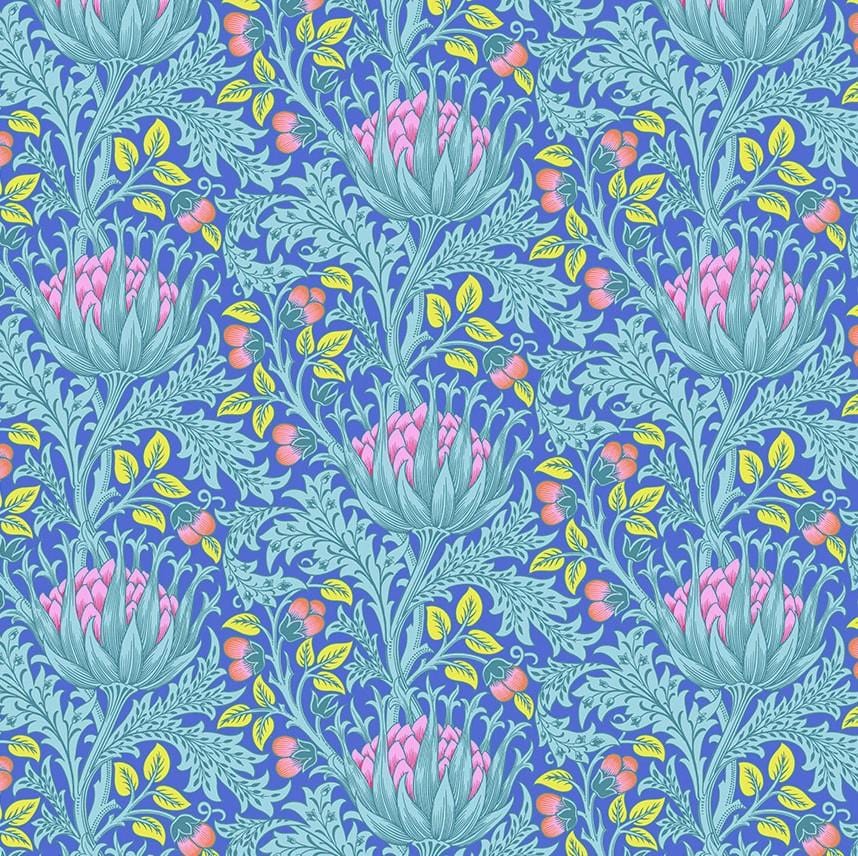 Kaffe x Morris & Co. - Artichoke Blue PWKW001.BLUE