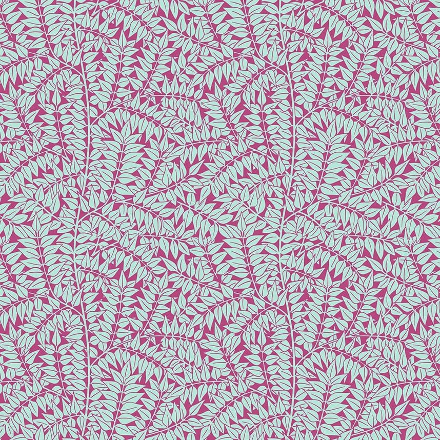Kaffe x Morris & Co. - Branches Magenta PWKW009.MAGENTA