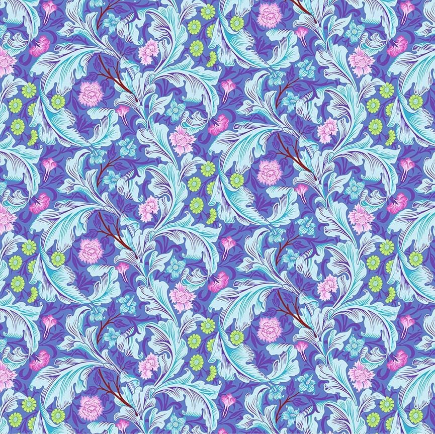 Kaffe x Morris & Co. - Leicester Cobalt PWKW011.COBALT
