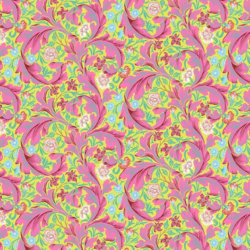 Kaffe x Morris & Co. - Leicester Fuchsia PWKW011.FUCHSIA