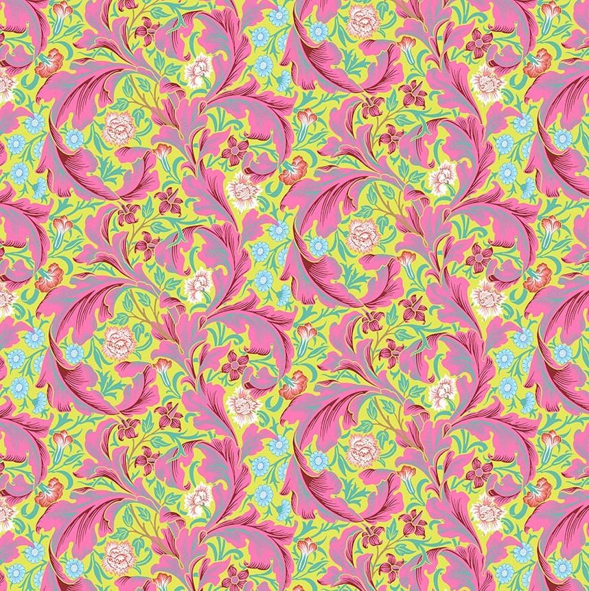 Kaffe x Morris & Co. - Leicester Fuchsia PWKW011.FUCHSIA