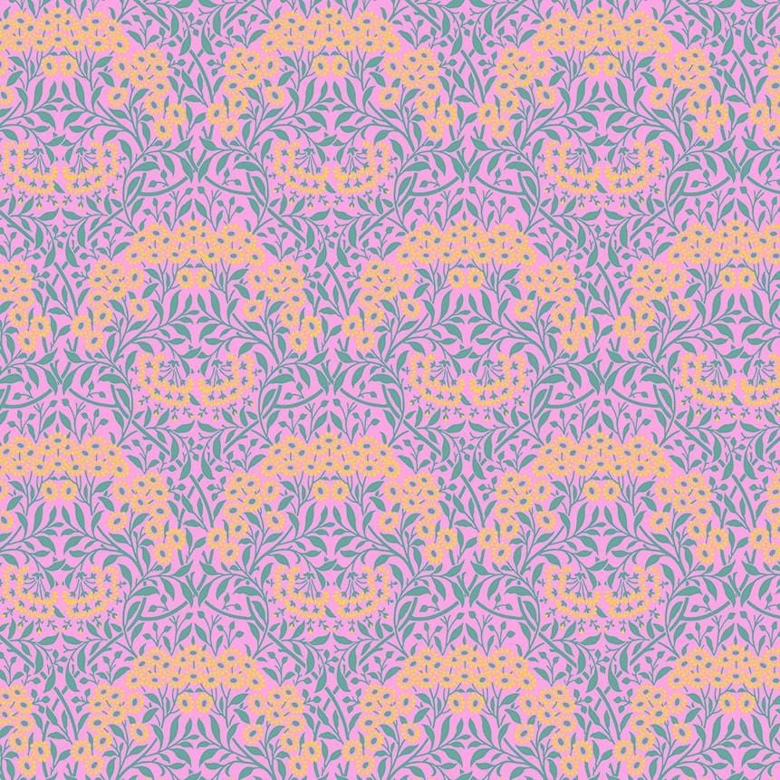 Kaffe x Morris & Co. - Michaelmas Daisy Pink PWKW007.PINK