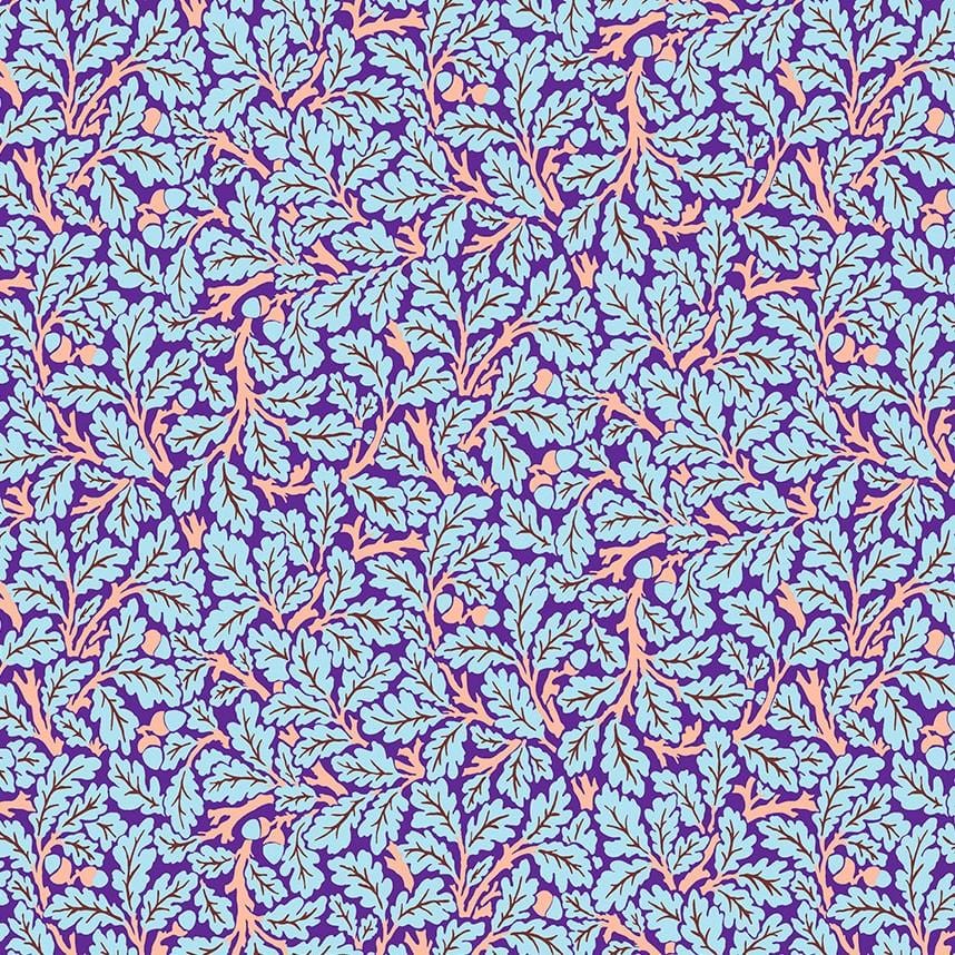 Kaffe x Morris & Co. - Oak Purple PWKW003.PURPLE