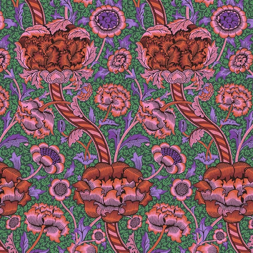 Kaffe x Morris & Co. - Wandle Red PWKW012.RED