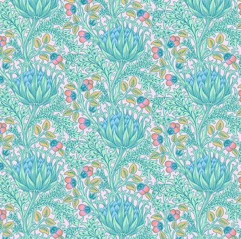 Kaffe x Morris & Co. - Wide Backing Artichoke Lavender QBKW001.LAV