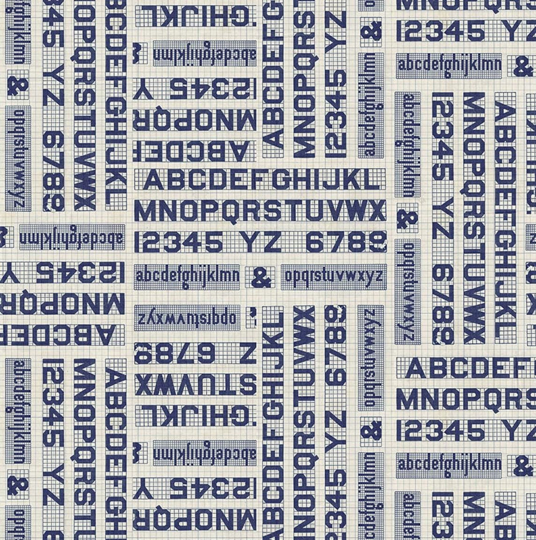 Palette Indigo - Indigo Typography PWTH295.INDIGO