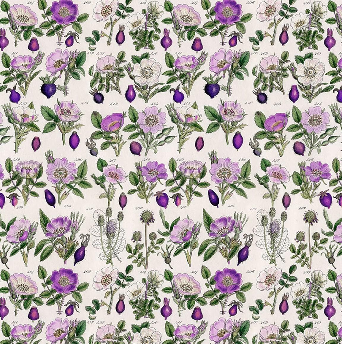 Palette Purple - Purple Botanical PWTH306.PURPLE