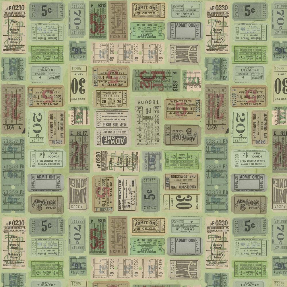 Tim Holtz Palettes Green - Tickets PWTH262.GREEN