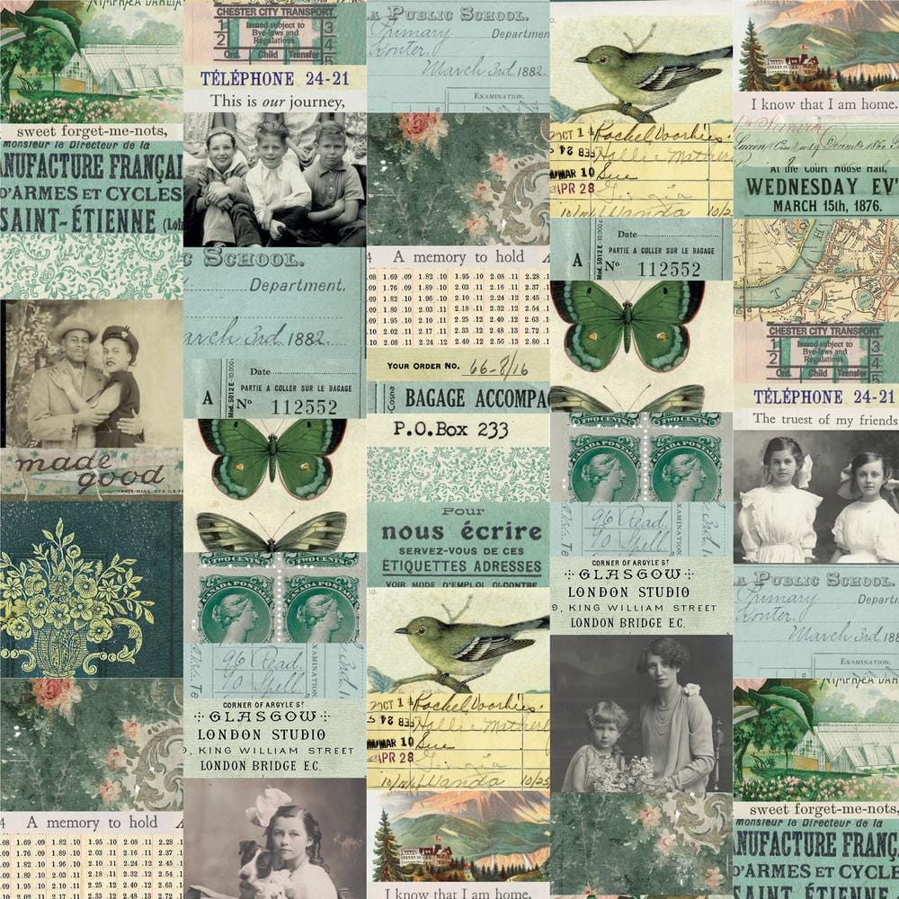 Tim Holtz Palettes Teal - Collage PWTH270.TEAL