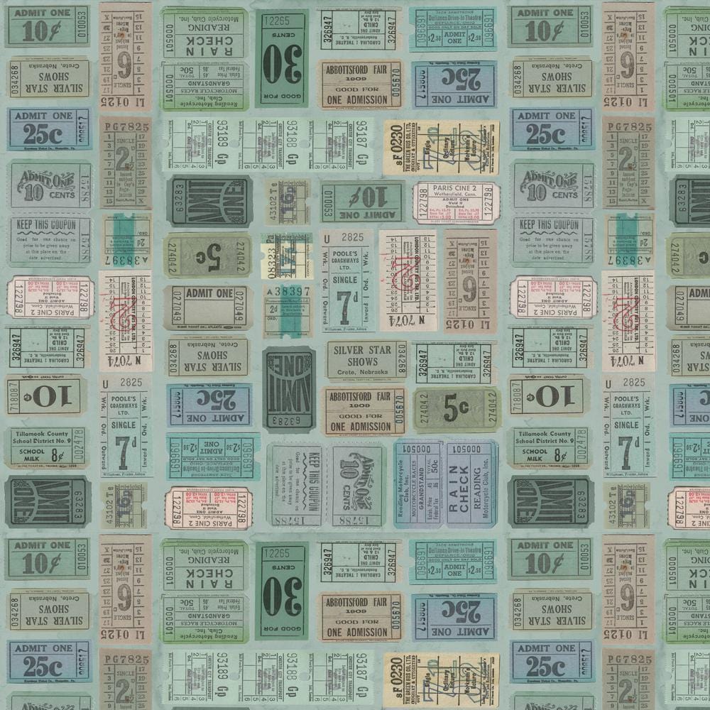 Tim Holtz Palettes Teal - Tickets PWTH272.TEAL