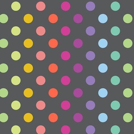True Colors Graywork - Disco Poms - Carbon PWTP262.CARBON