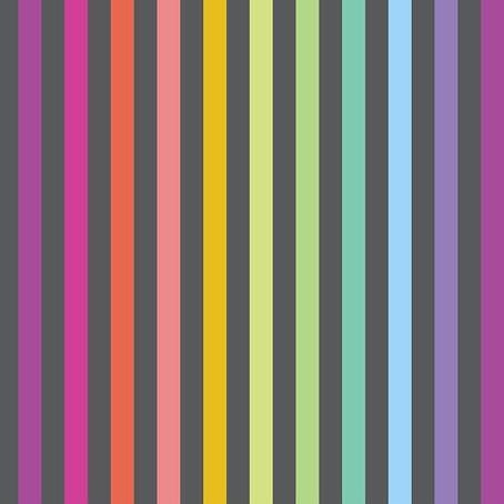 True Colors Graywork - Disco Stripe - Carbon PWTP231.CARBON