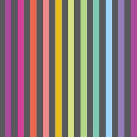 True Colors Graywork - Disco Stripe - Carbon PWTP231.CARBON