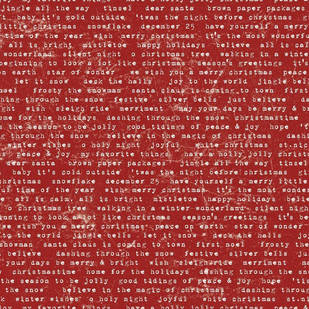 Wonderland - Tidings Type Red FNTH006.RED