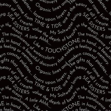 Writing on the Wall - Script Black – Stitchin Heaven