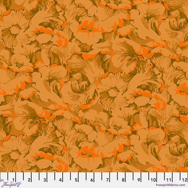 Forage Cotton Fabric - Chanterelle Ochre (FreeSpirit) PWMN074.OCHRE