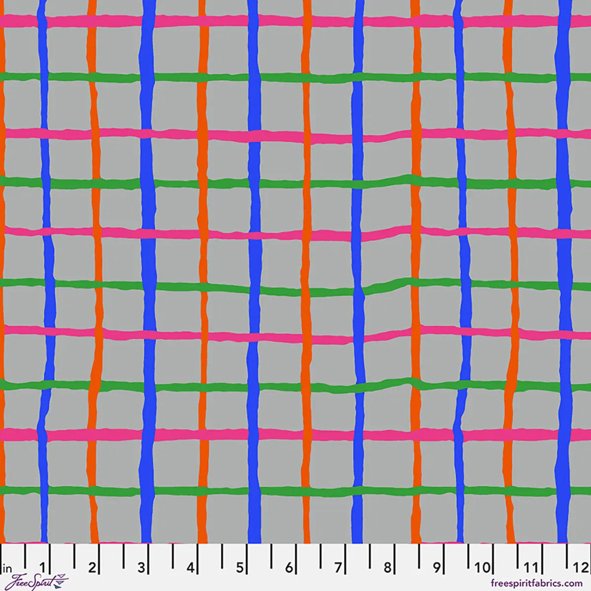 Grid Grey - Kaffe Fassett Collective August 2026 PWBM105.GREY